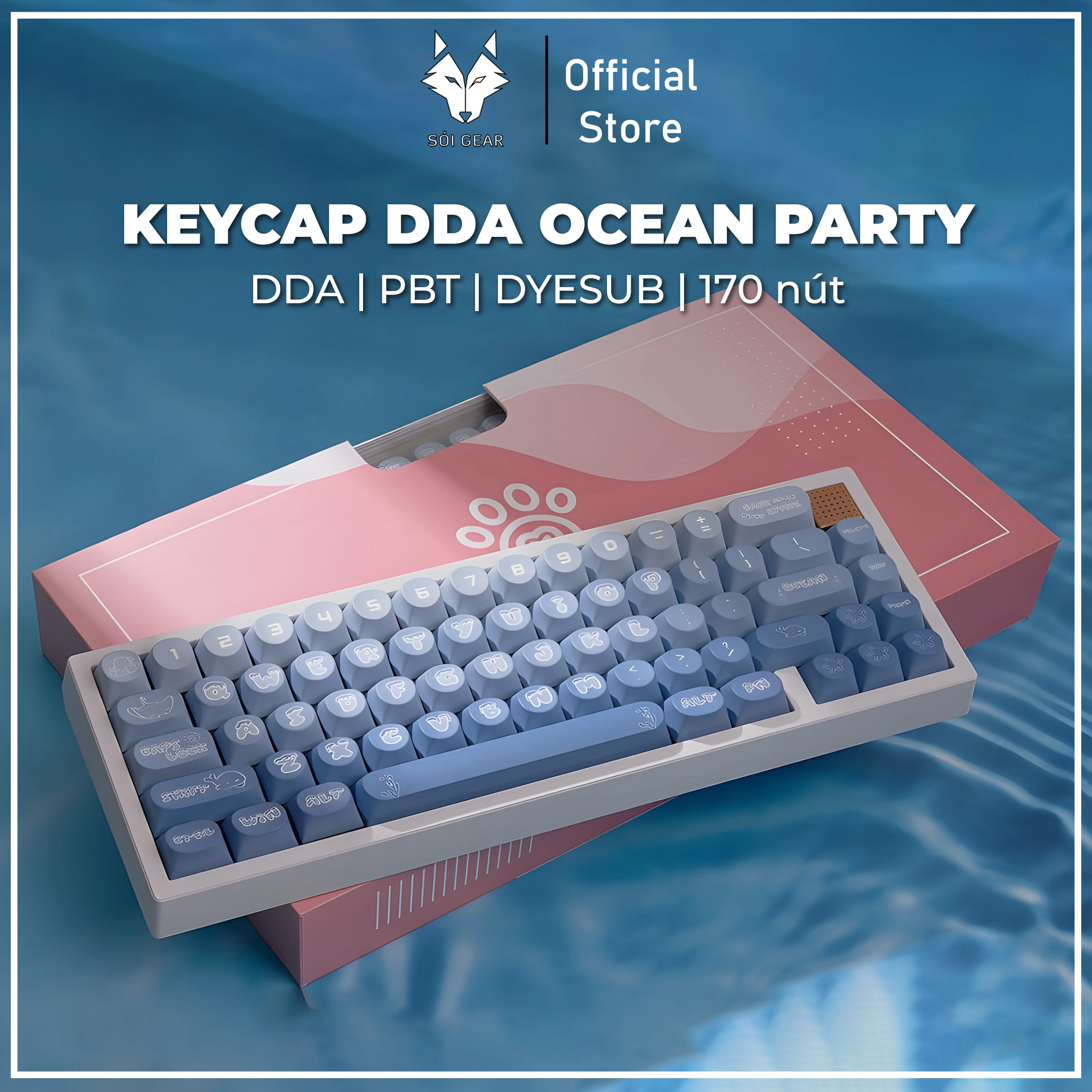 Subnautica Theme Keycaps