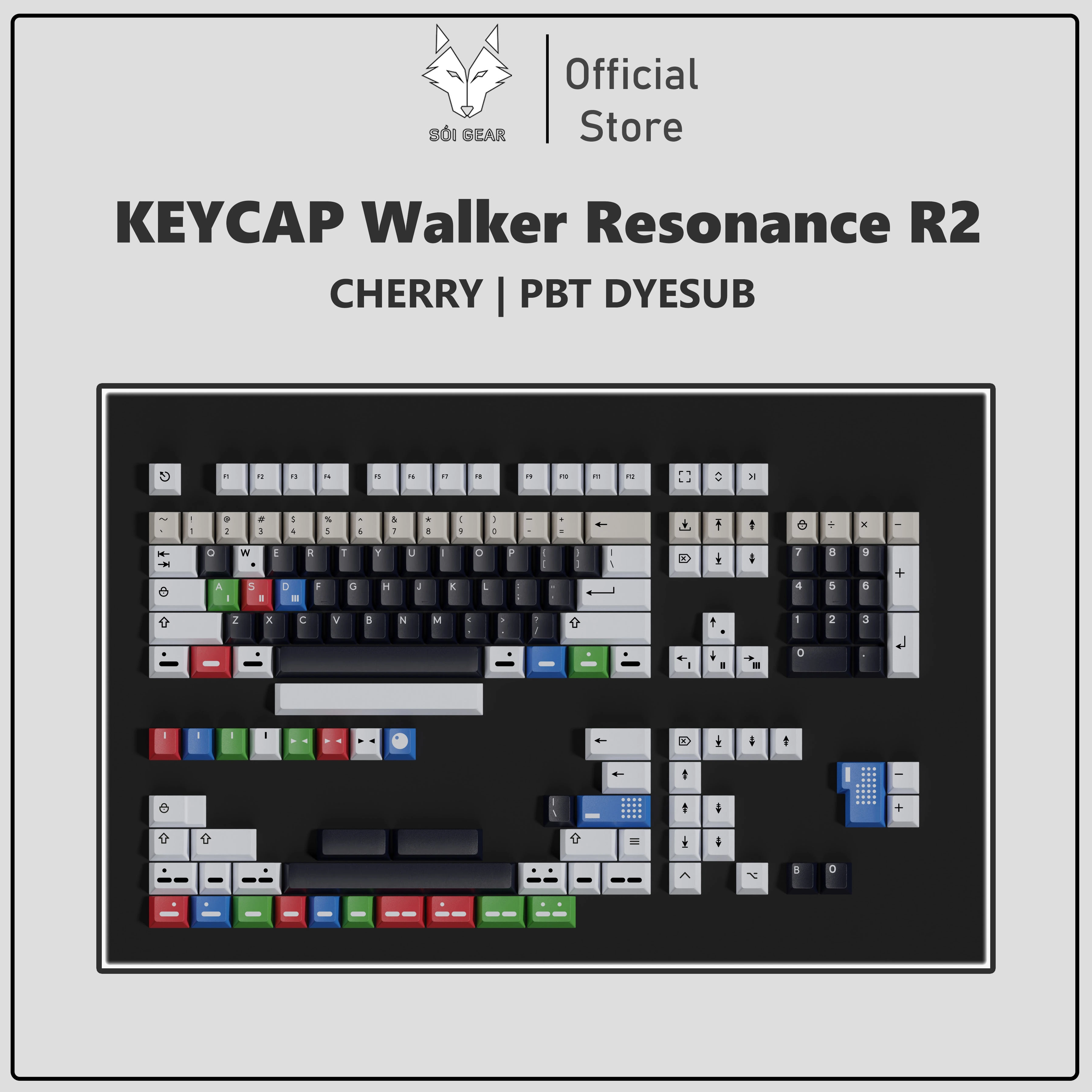 Walker Resonnace Keycaps