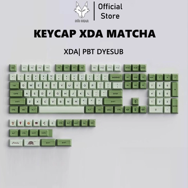 Matcha Keycaps
